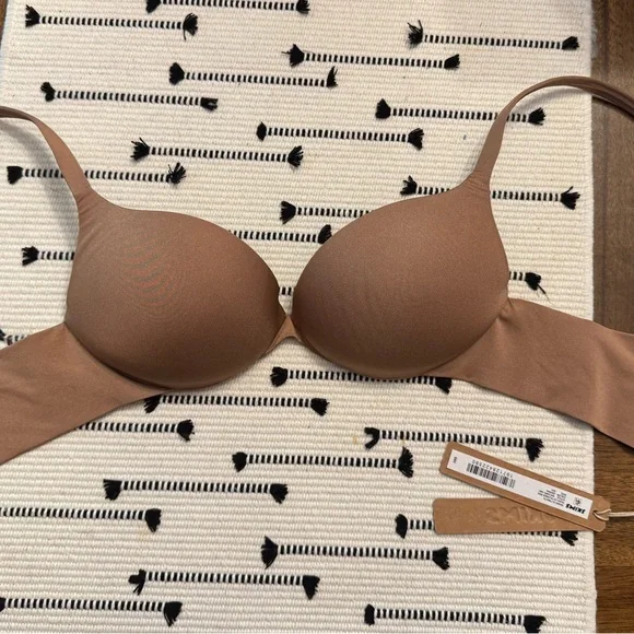 SKIMS Ultimate Push-up Plunge Bra in Sienna - Picture 2 of 5